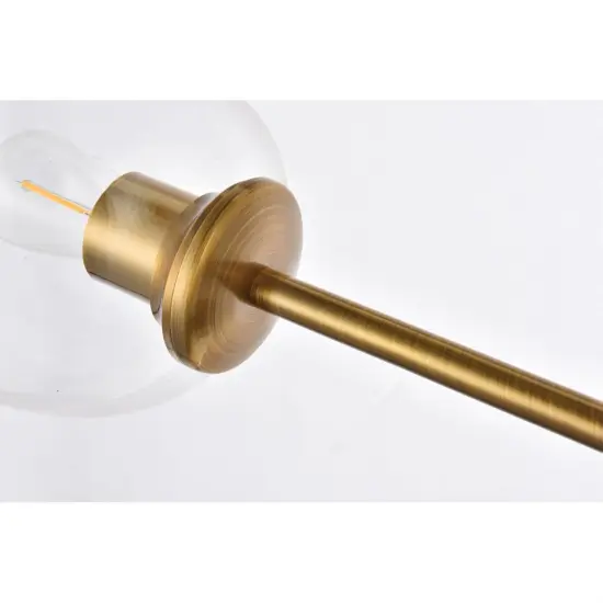 Cavoli 9 lights brass chandelier {4}