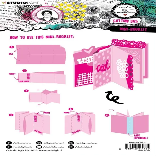 Art By Marlene Signature Collection Cutting Die-Nr. 726, Ini-Mini-Booklet {2}