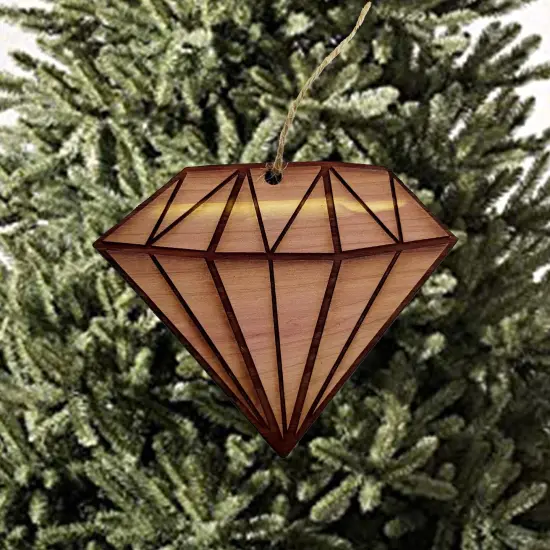 Diamond - Cedar Ornament {3}