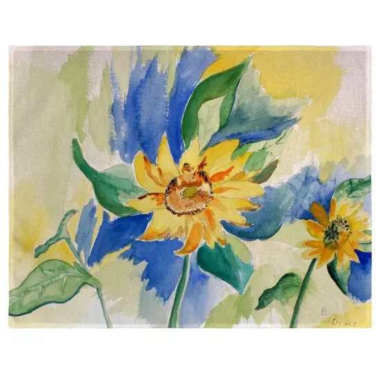 Betsy Drake Betsy's Sunflowers Place Mat Set of 4 {1}