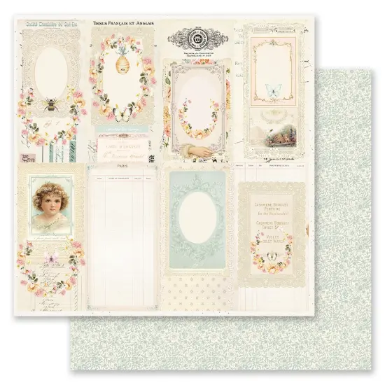 Miel Collection 12x12 Sheet - Mi Corazon - 12x12 in, w foil details (10 SHEETS) {1}