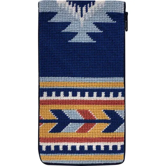 Stitch & Zip Eyeglass Case Needlepoint Kit- Southwest Multicolor {1}