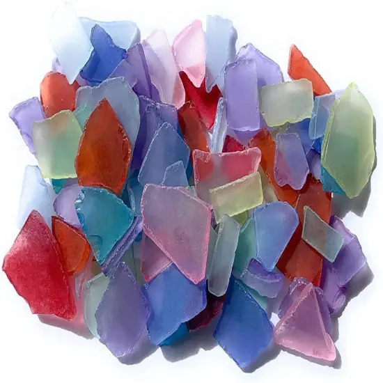 Sea Glass 11 Ounces Assorted Mix Sea Glass - Bulk Seaglass Pieces for Beach Decor & Crafts {2}