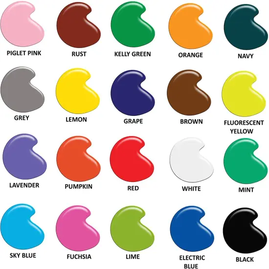 Pintar Art Supply Acrylic Pouring Paints, Set of 20 Colors | High Flow, Easy Pour Acrylic Paint| Pre-mixed, Water-Based Craft Paint, 2oz Bottle Assortment of 20 Colors {3}