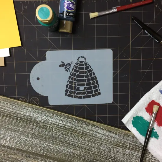 Bee Skep Cake Stencil | C775 by Designer Stencils | Cake Decorating Tools | {5}