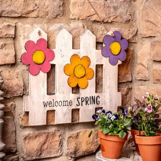 19.5 in. Unfinished Wooden Fence Shape {2}