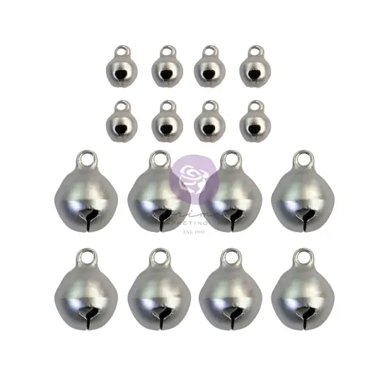 Prima Marketing Inc Christmas Sparkle Collection Bell Charms - 16 Pcs 655350997830 {1}