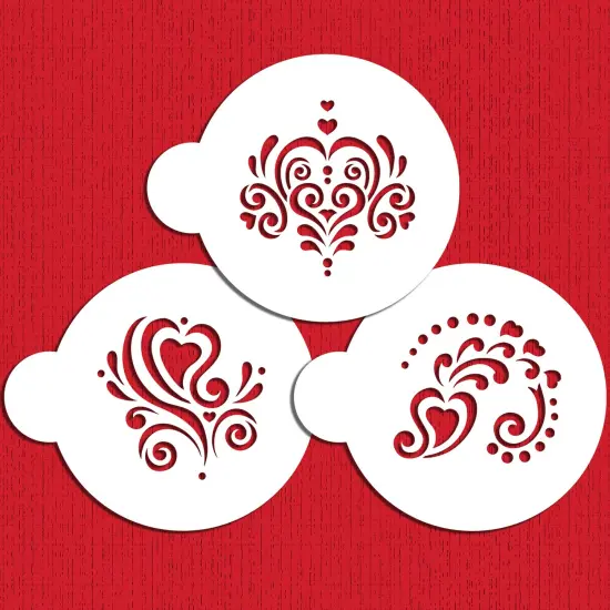 Amore Cookie Stencil Set | C810 by Designer Stencils | Cookie Decorating Tools | {1}