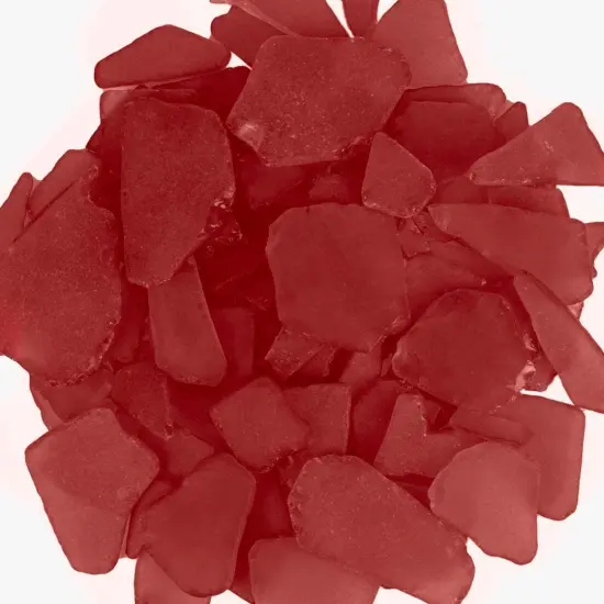 Sea Glass 11 Ounces Red Sea Glass - Bulk Seaglass Pieces for Beach Decor & Crafts {1}