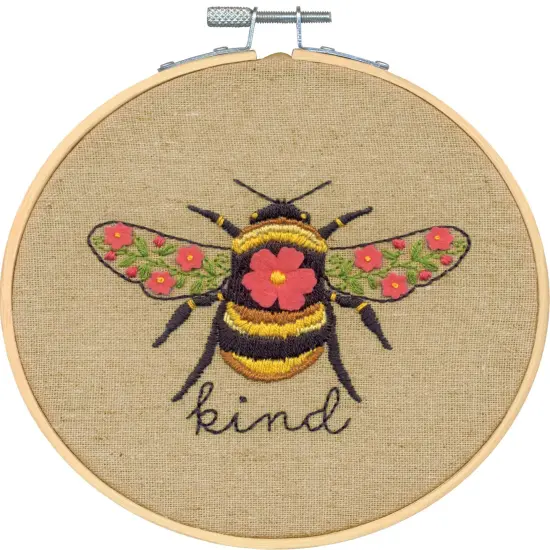 Dimensions Embroidery Kit 6" Round-Bee Kind {1}