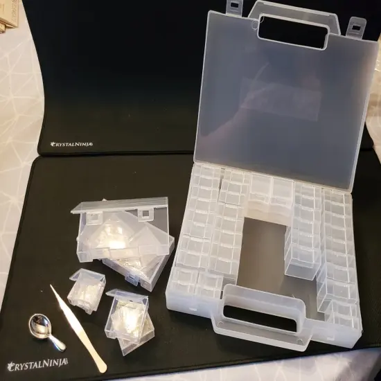 Clear Rhinestone Storage:BOKKUSU -55pc {3}