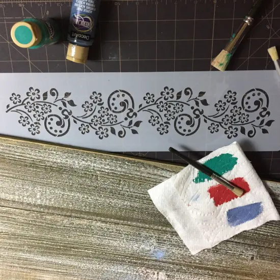 Blooming Phlox Cake Stencil | C851 by Designer Stencils | Cake Decorating Tools | {4}