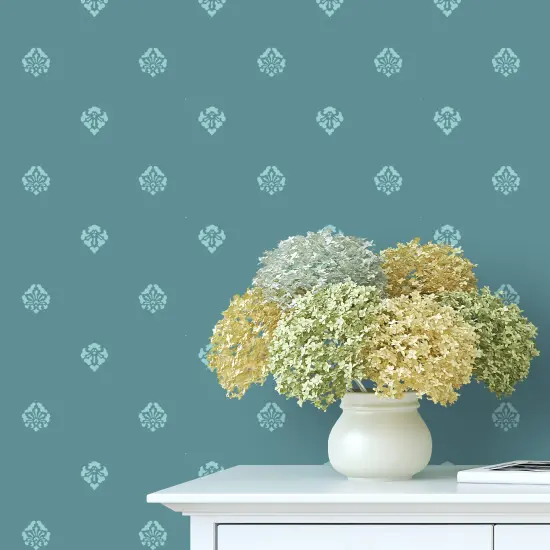 Victorian Lace Wall Stencil | 3427 by Designer Stencils | Pattern Stencils | Reusable Stencils for Painting | Safe & Reusable Template for Wall Decor | Try This Stencil Instead of a Wallpaper | Easy to Use & Clean Art Stencil Pattern {3}