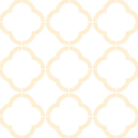 Embossing Quartrefoil Outline Wall Pattern Wall Stencil | 3661E by Designer Stencils | Pattern Stencils | Reusable Stencils for Painting | Safe & Reusable Template for Wall Decor | Try This Stencil Instead of a Wallpaper | Easy to Use & Clean {2}