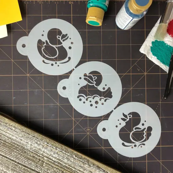 Rubber Duckies Cookie Set | C784 by Designer Stencils | Cookie Decorating Tools | {4}