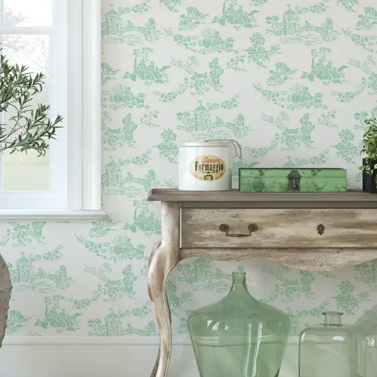 Toile Wallpaper Wall Stencil | 3545 by Designer Stencils | Pattern Stencils | {3}