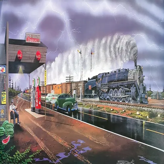 Sunsout A Rainy Night in Georgia 500 pc Jigsaw Puzzle 21366 {1}