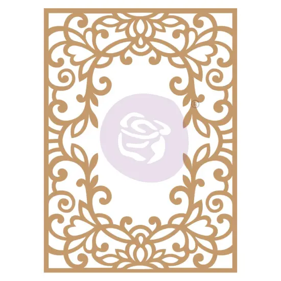 Prima Marketing Inc Chipboard Diecut - Vine Frame - 1 Pc, 6.8 655350647353 {1}