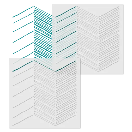 Embossing Handpainted Chevron Wall Stencil | 3757E by Designer Stencils | Pattern Stencils | Reusable Stencils for Painting | Safe & Reusable Template for Wall Decor | Try This Stencil Instead of a Wallpaper | Easy to Use & Clean Art Stencil Pattern {3}
