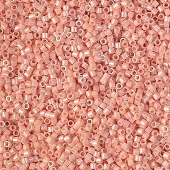 Miyuki Delica Bead 15/0, DBS0207-1, Opaque Tea Rose Luster {1}