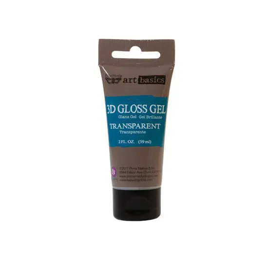 Prima Marketing Inc Art Basics- 3D Gloss Gel - 2Oz Tube 655350962982 {1}