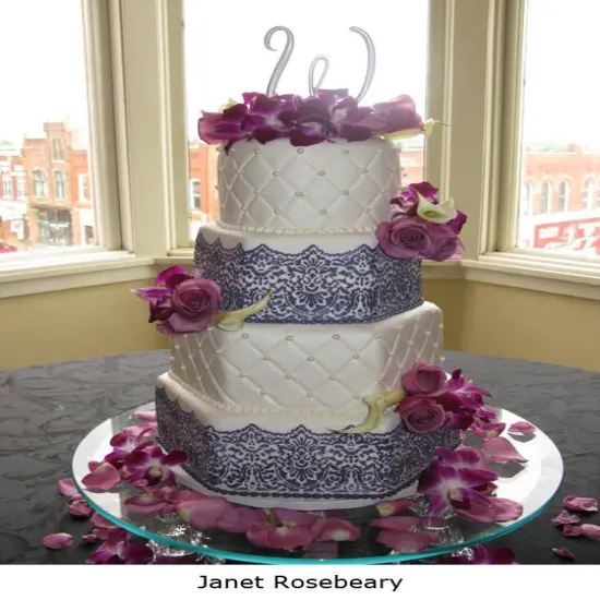 Victorian Lace Cake Stencil Border | C741 by Designer Stencils | Cake Decorating Tools | {2}