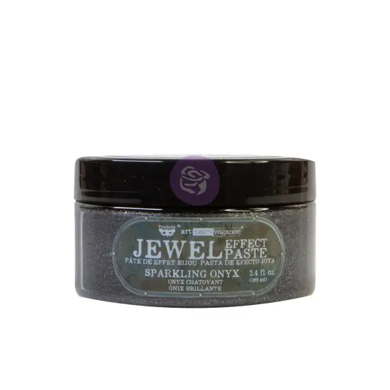 Prima Marketing Inc Art Extravagance - Jewel Texture Paste - Sparkling Onyx - 1 Jar, 100Ml (3.4 Fl Oz) 655350968793 {1}