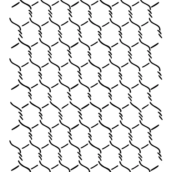 Small Chickenwire Wall Stencil | 2754 by Designer Stencils | Pattern Stencils | Reusable Stencils for Painting | Safe & Reusable Template for Wall Decor | Try This Stencil Instead of a Wallpaper | Easy to Use & Clean Art Stencil Pattern {1}