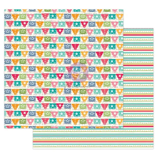 Prima Marketing Inc Julie N Solecito Collection 12x12 Sheet - Papel Picado -, 12"x12" With Foil Detail 655350913427 (10 SHEETS) {1}