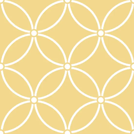 Contemporary Circles Wall Stencil | 3693 by Designer Stencils | Pattern Stencils | Reusable Stencils for Painting | Safe & Reusable Template for Wall Decor | Try This Stencil Instead of a Wallpaper | Easy to Use & Clean Art Stencil Pattern {1}