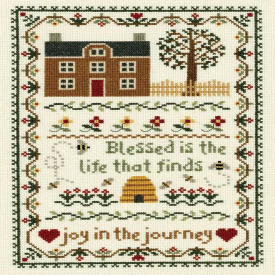 Janlynn Counted Cross Stitch Kit 7.75"X11.25"-Joy In The Journey {1}
