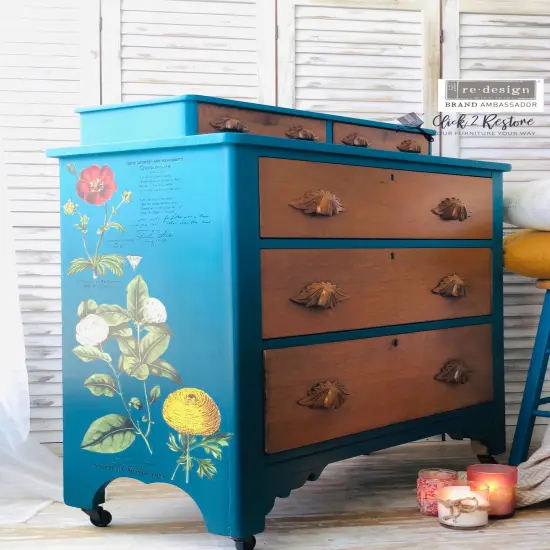 Redesign Decor Transfers Vintage Botanical 48"x35" 655350646509 {3}