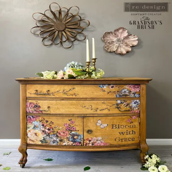 Redesign Decor Clear-Cling Stamps - Alpha 12"x12" {5}