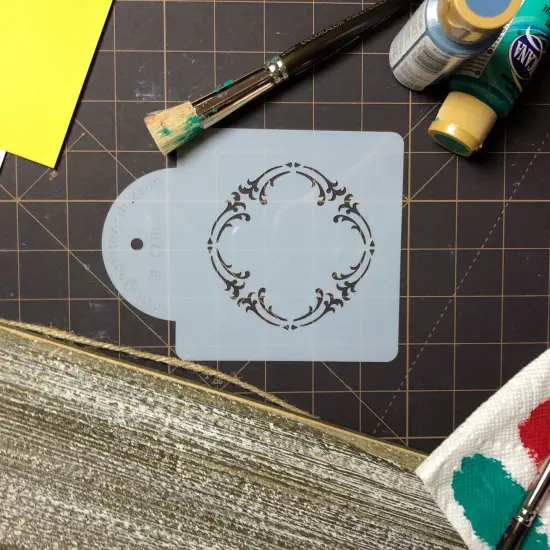 Royal Damask Cake Stencil Tier #1 | C710 by Designer Stencils | Cake Decorating Tools | {5}