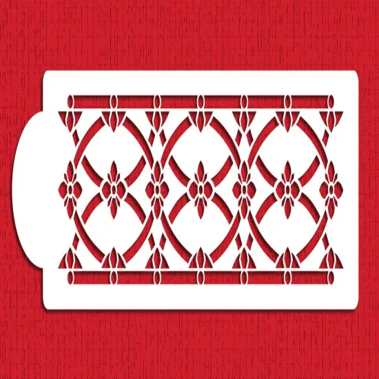New Orleans Iron Cake Stencil Side | C749 by Designer Stencils | Cake Decorating Tools | {3}