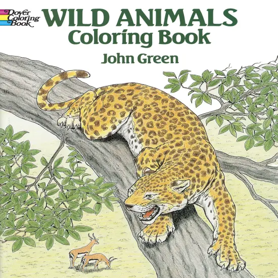 Wild Animals Coloring Book-Softcover {1}