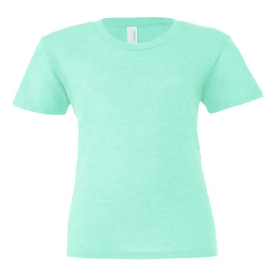 BELLA + CANVAS&reg; Lightweight Triblend Crewneck Short Sleeve T-Shirt Mint Triblend {1}