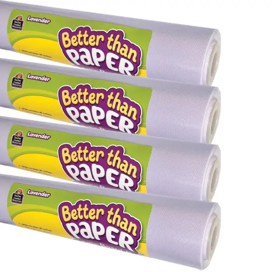 Better Than Paper&reg; Bulletin Board Roll, Lavender, 4-Pack {1}