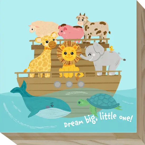 Faith Nursery Wood Wall D&eacute;cor Set {5}