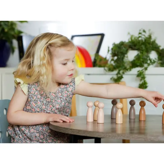 Peg People of the World Wooden People - Set of 10 - Ages 12m+ {2}