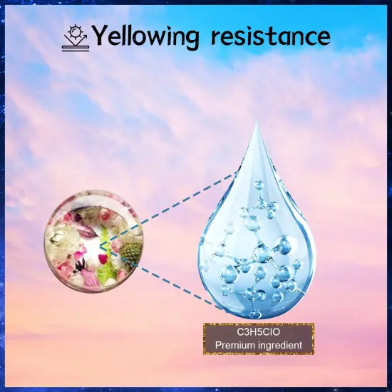 Bsrezn Clear UV Resin Hard 100g, UV Cure Epoxy Resin Clear Premixed Resina UV Transparent Solar Activated Glue for Jewelry Making Fast Curing with Wooden Stick {2}