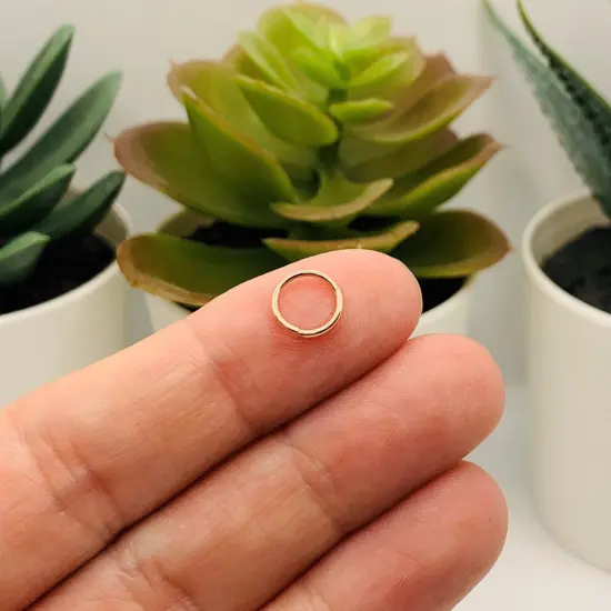 100, 500 or 1,000 Pieces: 8 mm Light Rose Gold Open Jump Rings, 20g {3}