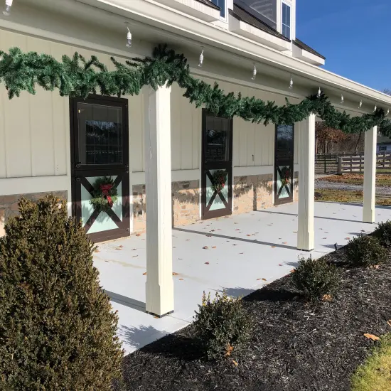 Northlight Buffalo Fir Commercial Length Artificial Christmas Garland - 50' x 16" - Unlit Green {4}