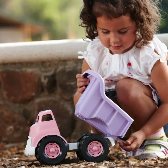 Green Toys Eco-Friendly Pink Dump Truck {5}
