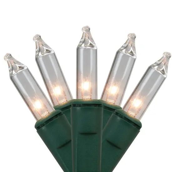 Northlight Mini Christmas Lights - Clear - 60' Green Wire - 300ct {1}