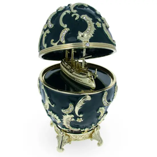 1891 Memory of Azov Royal Imperial Easter Egg {3}