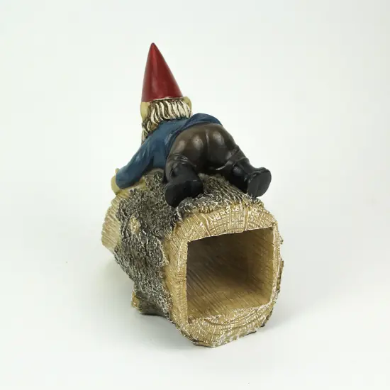 Resin Garden Gnome Downspout Cover Decorative Gutter Drain Spout Splash Decor {3}