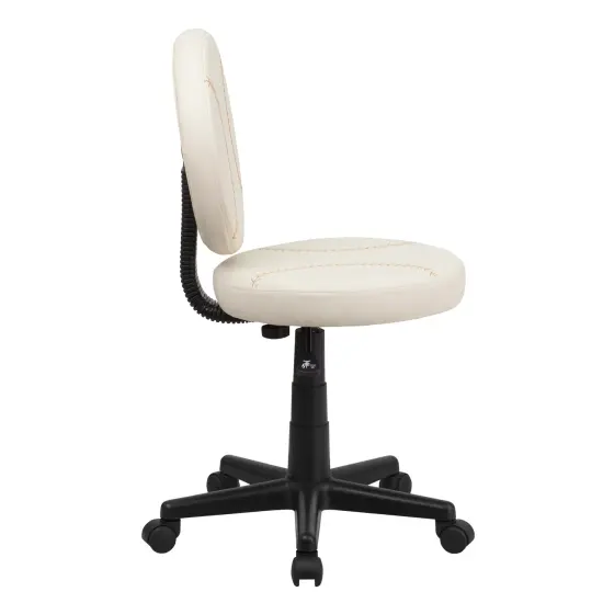 Emma and Oliver Sports Swivel Task Office Chair Brown and Cream {5}