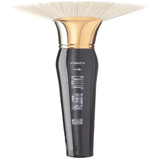 Willow Wolfe Callia Artist Filbert Fan Brush-4 {1}