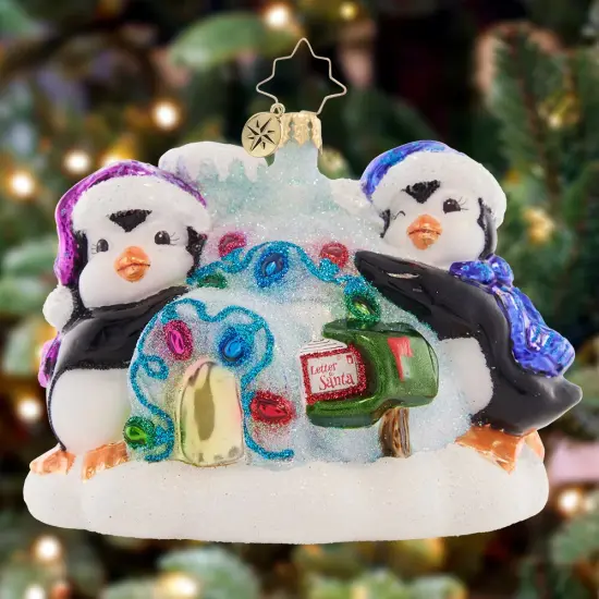 Christopher Radko Christopher Radko Welcome Home Igloo Glass Christmas Ornament 1021528 White {3}